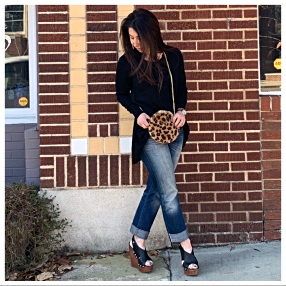 #25 ✨LAST ONE ✨PARIS Faux fur leopard cross body bag - Picture 5 of 7